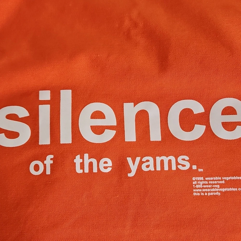 Vintage 1998 Silence of the Yams Parody Apron